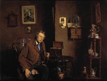 Listening In Artwork by Charles Spencelayh