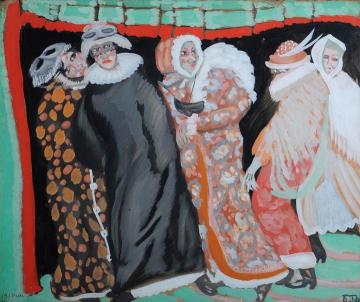 The End Of The Season Artwork by Boris Grigoriev