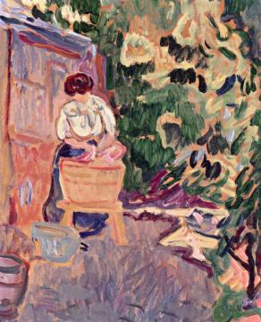 Washerwoman Artwork by Louis Valtat
