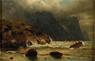 A Coastal Scene Artwork by Robert Schultze