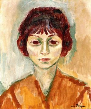 Portrait Of A Woman Artwork by Kees Van Dongen