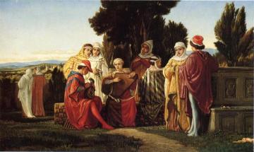 The Music Party Artwork by Elihu Vedder