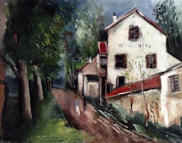 Wine Shop (magasins De Vins) Artwork by Maurice De Vlaminck