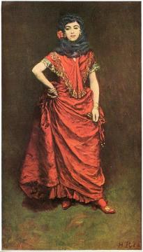 The Dancer Artwork by Howard Pyle