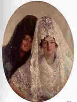 Retrato De Dos Mujeres Artwork by Julio Vila Prades