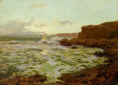 Rocky Point, Laguna Artwork by Granville Redmond