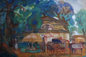 The Old Estate Artwork by Boris Grigoriev