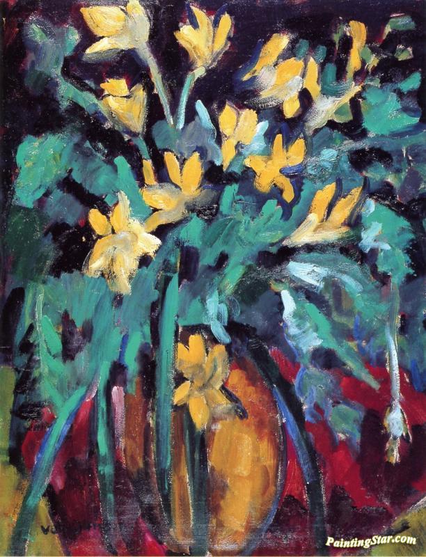 Bouquet Of Flowers Artwork by Kees Van Dongen