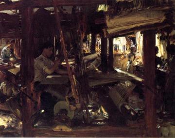 Granada: The Weavers Artwork by John Singer Sargent