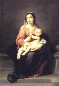 Madonna And Child Artwork by Bartolomé Esteban Murillo