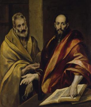 Apostles Peter And Paul Artwork by El Greco