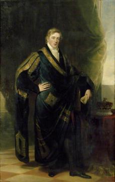 George John Frederick Sackville, 4th Duke of Dorset, in Academic Robes Artwork by George Sanders