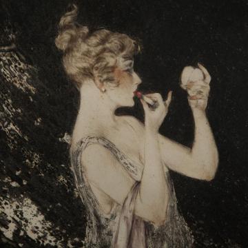 The Makeup Artwork by Louis Icart