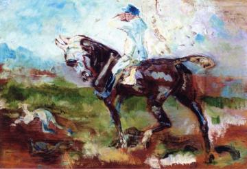 Rider Following The Hunting Hounds Artwork by Henri de Toulouse-Lautrec