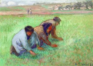 Weeders Artwork by Camille Pissarro