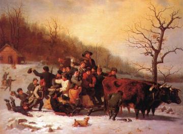 The Sleigh Ride Artwork by William Tylee Ranney