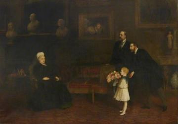 Four Generations: Queen Victoria And Her Descendants Artwork by Sir William Quiller Orchardson