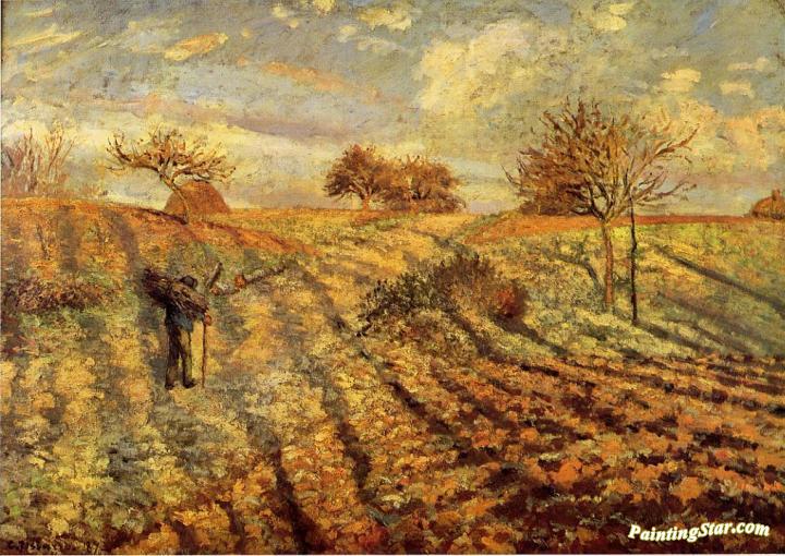 Hoarfrost Artwork by Camille Pissarro