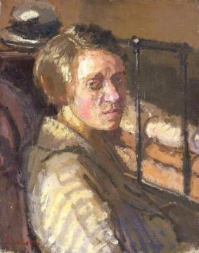 Camden Town Portrait Artwork by Walter Richard Sickert
