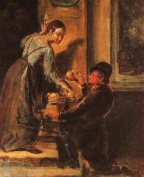 Buying Apples. Study Artwork by Vasily Tropinin