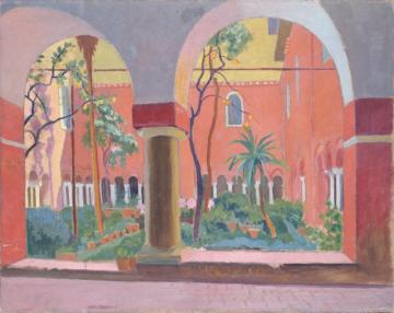Cloister Of St. Laurence In Rome Artwork by Maurice Denis