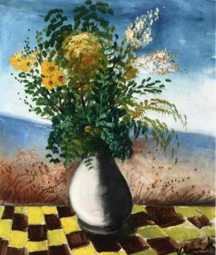 Flowers In A Vase Artwork by Maurice De Vlaminck