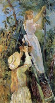 The Cherry Tree Artwork by Berthe Morisot