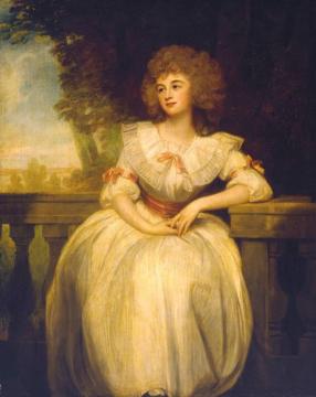 Mrs Mark Currie Artwork by George Romney