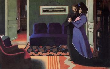 The Visit Artwork by Felix Vallotton
