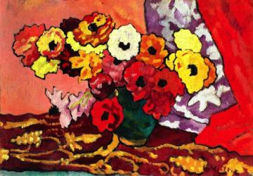 Bouquets Of Anemones Artwork by Louis Valtat