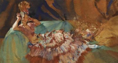 Maruja The Strong Artwork by Sir William Russell Flint