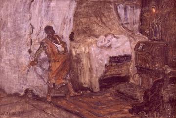 Otelo Y Desdémona (boceto) Artwork by Antonio Muñoz Degrain