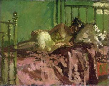 Reclining Nude Artwork by Walter Richard Sickert