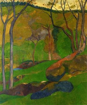 Undergrowth at Huelgoat Artwork by Paul Serusier