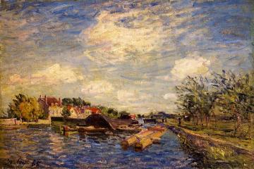 By the Loing Artwork by Alfred Sisley