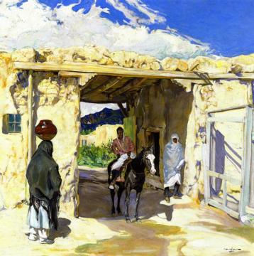 The Gateway Artwork by Walter Ufer
