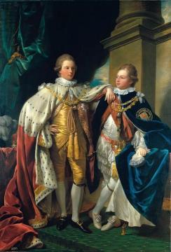 George Iv, When Prince Of Wales, With Frederick, Duke Of York,, Whn Prince Frederick Artwork by Benjamin West