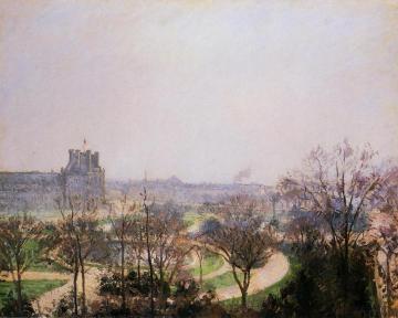 The Tuileries Gardens Artwork by Camille Pissarro