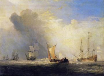 Rotterdam Ferry Boat Artwork by Joseph Mallord William Turner