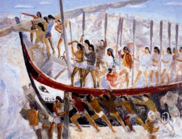 Seamen Of Nazareth Artwork by Daniel Vazquez Diaz