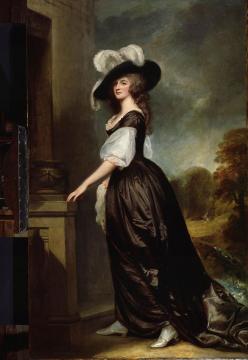 Charlotte, Lady Milnes Artwork by George Romney