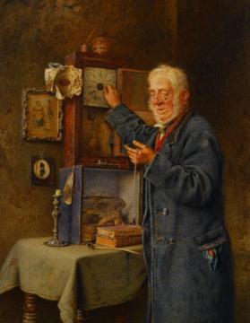 Greenwich Time Artwork by Charles Spencelayh