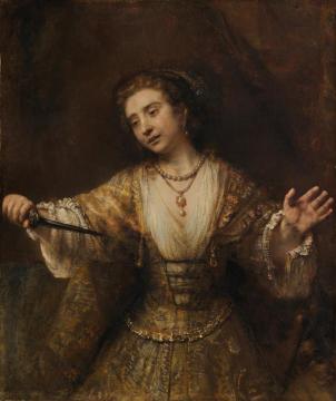 Lucretia Artwork by Rembrandt van Rijn