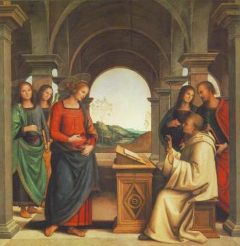 The Vision Of St. Bernard Artwork by Pietro Perugino