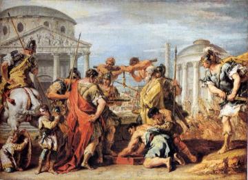 Camillus Rescuing Rome from Brennus Artwork by Sebastiano Ricci