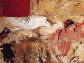 Bacchante Artwork by Joaquin Sorolla y Bastida