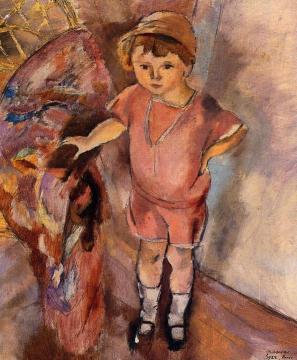 Young Boy Artwork by Jules Pascin
