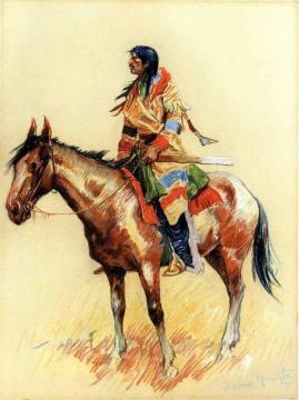 A Breed Artwork by Frederic Remington