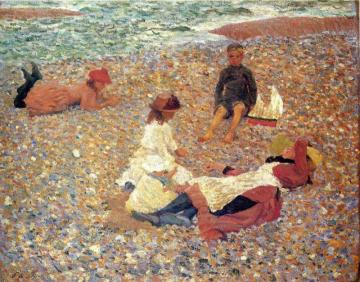 Knucklebones, Walberswick Artwork by Philip Wilson Steer