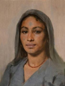 A Nubian Lady Artwork by Arthur von Ferraris